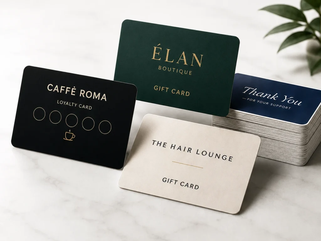 loyalty cards & gift cards